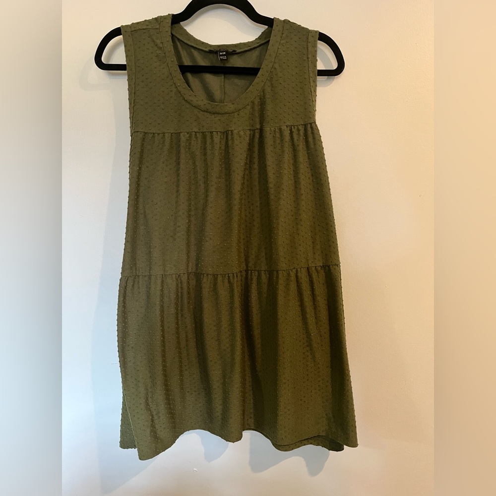 Lane Bryant Textured Olive Top